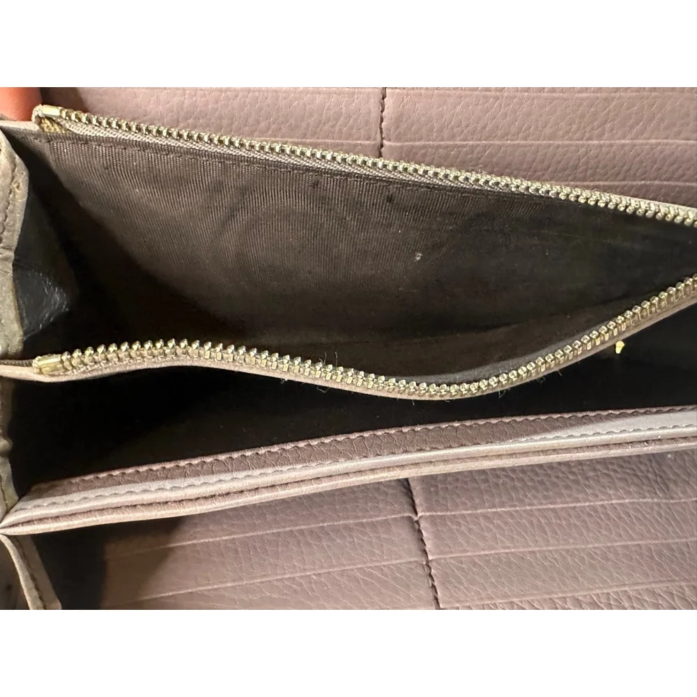 Gucci Zip Around Wallet Purple/Gray One Size